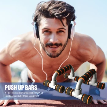Thickened Foam 1 Pair Push up Bars Detachable Push-up Handles Workout Fitness Equipment Muscle Strength Training Equipment 
Thickened Foam 1 Pair Push up Bars Detachable Push-up Handles Workout Fitness Equipment Muscle Strength Training Equipment