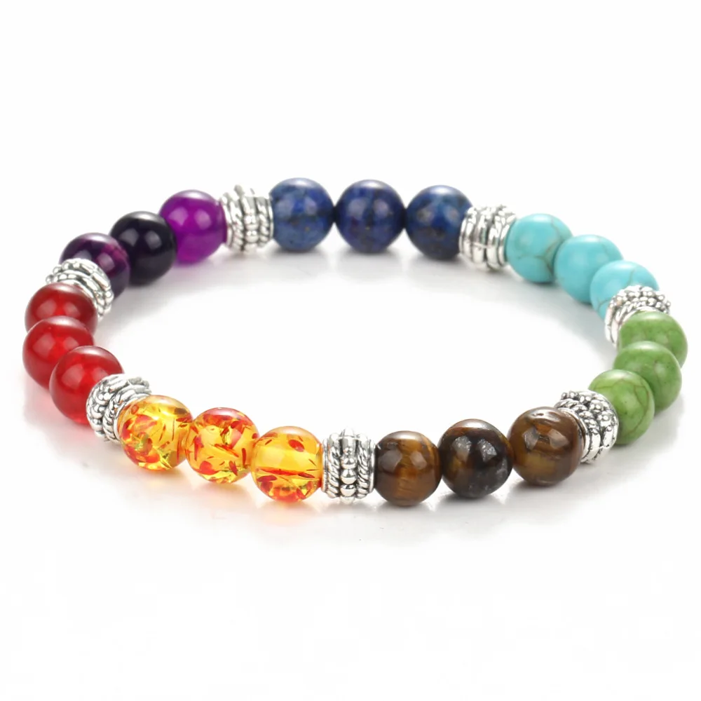 Fashion 7 Chakra Bracelet Men Black Lava Healing Balance Beads Reiki Buddha Prayer Natural Stone Yoga Bracelet Women Jewel
Fashion 7 Chakra Bracelet Men Black Lava Healing Balance Beads Reiki Buddha Prayer Natural Stone Yoga Bracelet Women Jewel
