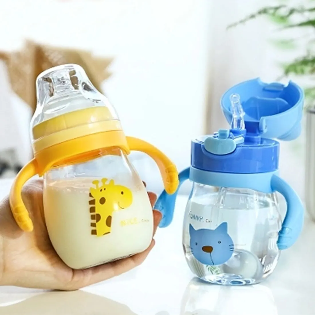 320ml Baby Straw Cup kids drinking cup with straw handle leakproof anti-mite drop Travel Mug Training Cup
320ml Baby Straw Cup kids drinking cup with straw handle leakproof anti-mite drop Travel Mug Training Cup