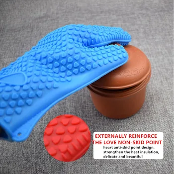 Silica Gel Glove High Temperature Resistanc Thermal Insulation Microwave Oven Heart-Shaped Bake
Silica Gel Glove High Temperature Resistanc Thermal Insulation Microwave Oven Heart-Shaped Bake