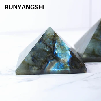 Runyangshi 1pc 3-6cm labrador feldspar crystal Pyramid Living Room Elongated stone Natural Crystal Stone fengshui Ornaments
Runyangshi 1pc 3-6cm labrador feldspar crystal Pyramid Living Room Elongated stone Natural Crystal Stone fengshui Ornaments