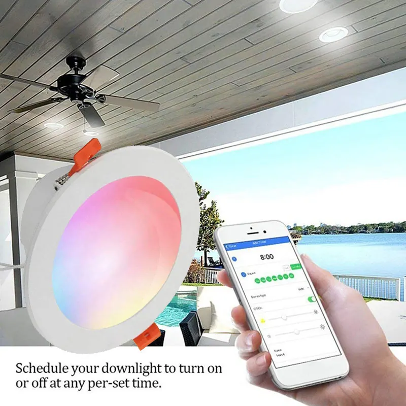 Super Bright LED Downlights RGBW Home Bar Atmosphere Lamp Electronics Wi-Fi Downlights Dimmable WIFI Control Wireless
Super Bright LED Downlights RGBW Home Bar Atmosphere Lamp Electronics Wi-Fi Downlights Dimmable WIFI Control Wireless