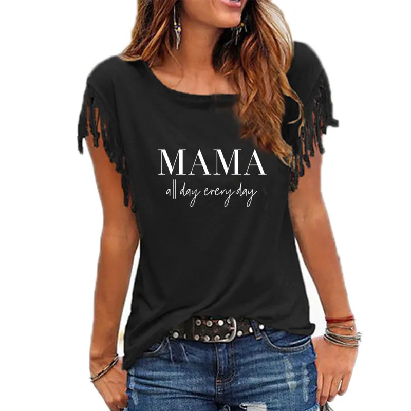 MAMA all day every T-Shirt Casual Hipster Tee Unisex Stylish Mama Slogan Trendy Girl t shirt
MAMA all day every T-Shirt Casual Hipster Tee Unisex Stylish Mama Slogan Trendy Girl t shirt