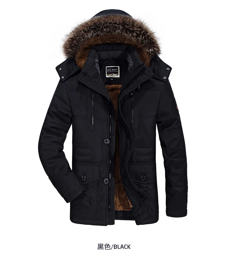 2021 New Winter Jacket Thick Casual Fur Collar Windproof Parkas Plus Velvet Warm Coat Branded Clothing
2021 New Winter Jacket Thick Casual Fur Collar Windproof Parkas Plus Velvet Warm Coat Branded Clothing