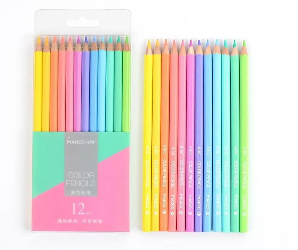 12/24 Macaron Pastel Colors Non-toxic Color Pencil lapis de cor Professional Colored Pencils for School Supplies
12/24 Macaron Pastel Colors Non-toxic Color Pencil lapis de cor Professional Colored Pencils for School Supplies