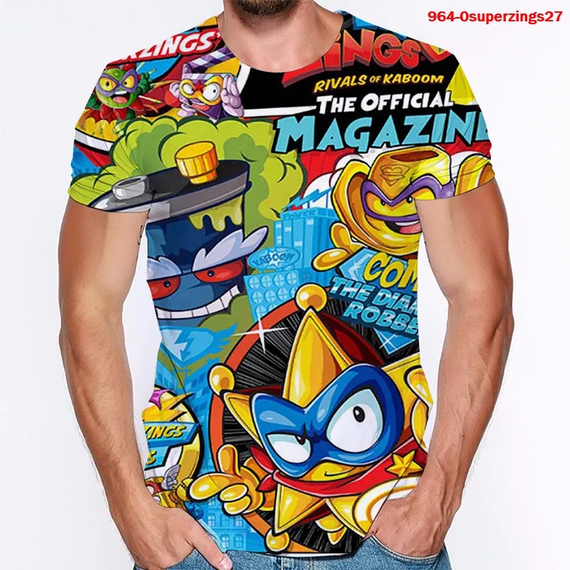 Superzings Cartoon New Fashion Tshirt Oversized O-neck T Shirt Boys Tee Shirts Summer Casual Tees Men and Women 3d Tees Tops
Superzings Cartoon New Fashion Tshirt Oversized O-neck T Shirt Boys Tee Shirts Summer Casual Tees Men and Women 3d Tees Tops