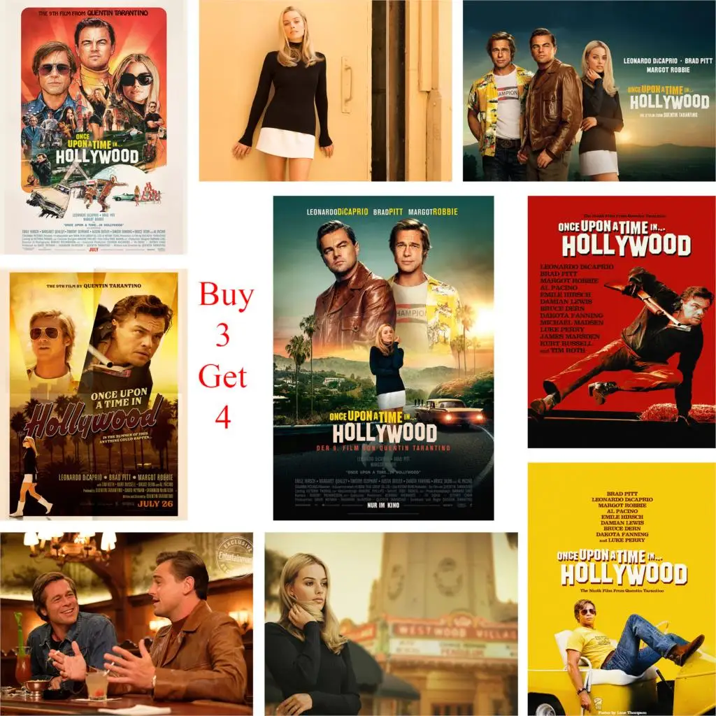 Once Upon a Time ... in Hollywood Posters High Definition Glossy Paper Prints Home Decoration Home Art Brand
Once Upon a Time ... in Hollywood Posters High Definition Glossy Paper Prints Home Decoration Home Art Brand