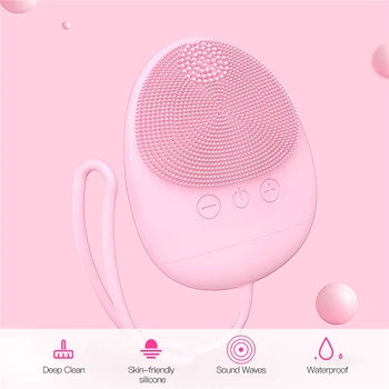 USB Silicone Ultrasonic Face Cleaning Electric Massage Brush Cleansing Machine Face Washing Waterproof Skin Wash Beauty Care
USB Silicone Ultrasonic Face Cleaning Electric Massage Brush Cleansing Machine Face Washing Waterproof Skin Wash Beauty Care