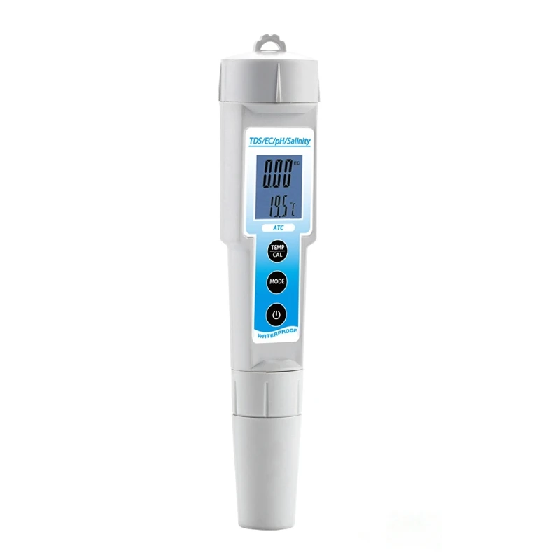 Digital Water Tester 5 In 1 PH/TDS/EC/Salinity/Temperature Meter for Pools G88A
Digital Water Tester 5 In 1 PH/TDS/EC/Salinity/Temperature Meter for Pools G88A