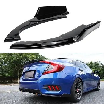 Universal 2 Pcs Car ABS Rear Bumper Lip Diffuser Splitter Spoiler Bumpers Deflector Canards Protector for Honda Civic
Universal 2 Pcs Car ABS Rear Bumper Lip Diffuser Splitter Spoiler Bumpers Deflector Canards Protector for Honda Civic