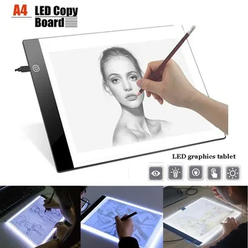 Adjustable LED Drawing Tablet Copy Board A4 Stepless Dimmable LED Light Painting Pad Graphics Artist Thin Art Stencil Drawing
Adjustable LED Drawing Tablet Copy Board A4 Stepless Dimmable LED Light Painting Pad Graphics Artist Thin Art Stencil Drawing