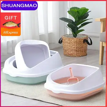 Pet Toilet Bedpan Anti Splash Cats Litter Box Cat Dog Tray For Scoop Kitten Clean Bathroom Accessories Plastic Sand Box Supplies
Pet Toilet Bedpan Anti Splash Cats Litter Box Cat Dog Tray For Scoop Kitten Clean Bathroom Accessories Plastic Sand Box Supplies