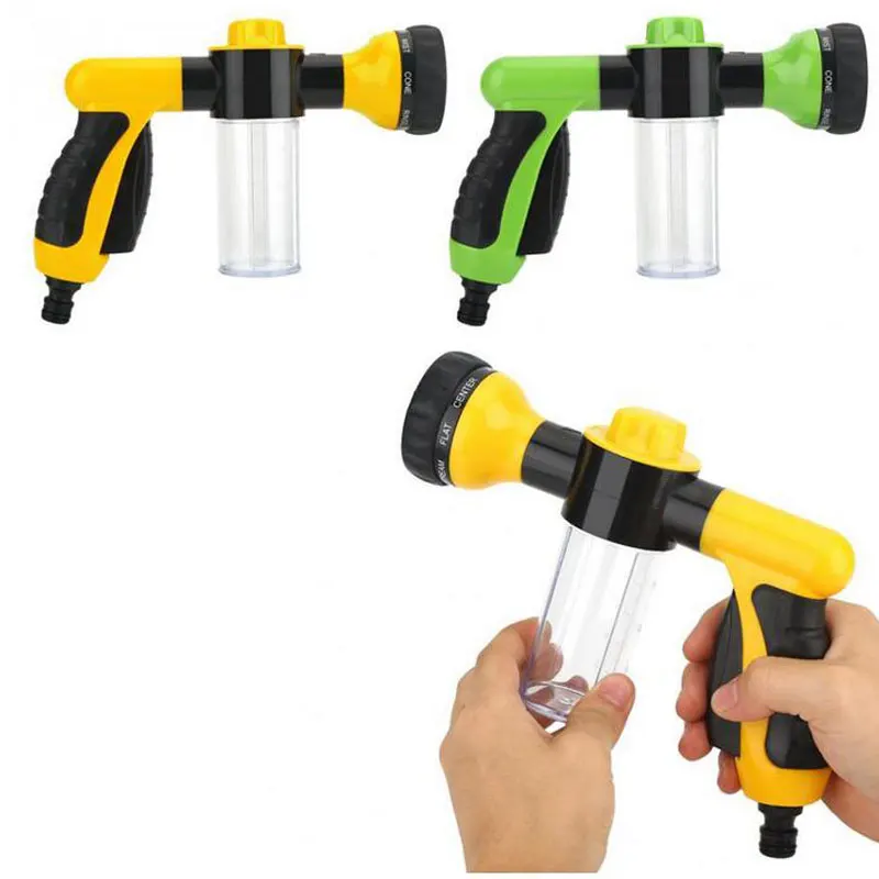 Multifunction 8 in 1 Jet Spray Gun Soap Dispenser Hose Nozzle High Pressure Car Wash Cleaning Tool Garden Watering
Multifunction 8 in 1 Jet Spray Gun Soap Dispenser Hose Nozzle High Pressure Car Wash Cleaning Tool Garden Watering