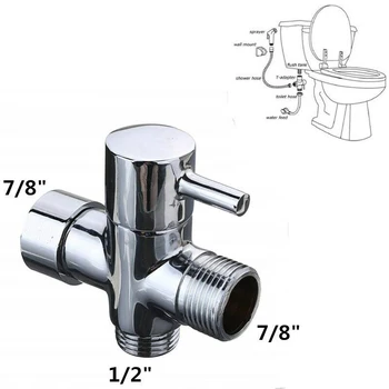 3-Way Brass Diverter Valve For Toilet Bidet Sprayer Sprinkler Show Head Kit 4 / 6 Points Interface Bidet Sprayer Diverter Valve
3-Way Brass Diverter Valve For Toilet Bidet Sprayer Sprinkler Show Head Kit 4 / 6 Points Interface Bidet Sprayer Diverter Valve