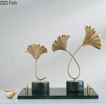 Nordic Home Decor Brass Ginkgo Leaf Crystal Base Creative Home Furnishings Living Room Porch Desk Decoration Ornaments Crafts
Nordic Home Decor Brass Ginkgo Leaf Crystal Base Creative Home Furnishings Living Room Porch Desk Decoration Ornaments Crafts