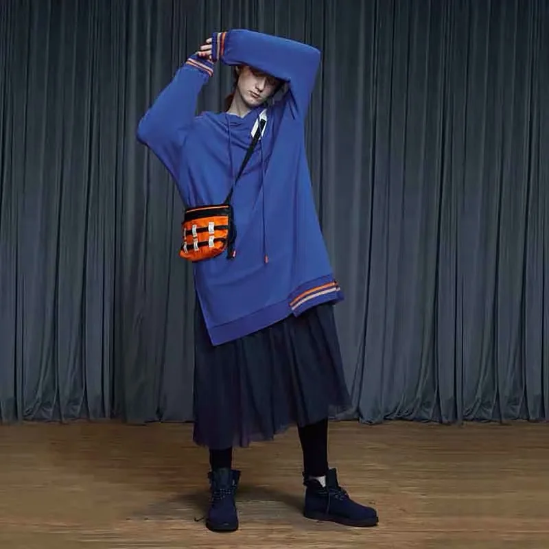 IRINACH30 Fall Winter 2019 New Collection tulle patched hooded casual oversize long hoodies dress women
IRINACH30 Fall Winter 2019 New Collection tulle patched hooded casual oversize long hoodies dress women