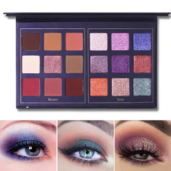 Hot 18 Colors Eyeshadow Makeup EyeShadow Palette Powder Powder Blender Gorgeous Cosmetics Perfect Color Eye Shadow Tray Set t6
Hot 18 Colors Eyeshadow Makeup EyeShadow Palette Powder Powder Blender Gorgeous Cosmetics Perfect Color Eye Shadow Tray Set t6