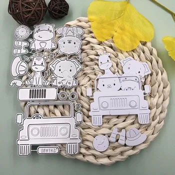 Bunnymoon Cute Animals on the Car Metal Cutting Dies For Scrapbooking DIY Cards Stencil Paper Craft Handmade Album
Bunnymoon Cute Animals on the Car Metal Cutting Dies For Scrapbooking DIY Cards Stencil Paper Craft Handmade Album