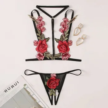 Babydoll Porno Costumes Women Hot Erotic Open Bra G-string Floral Embroidery Bralette Cupless Lace BraTransparent Underwear
Babydoll Porno Costumes Women Hot Erotic Open Bra G-string Floral Embroidery Bralette Cupless Lace BraTransparent Underwear