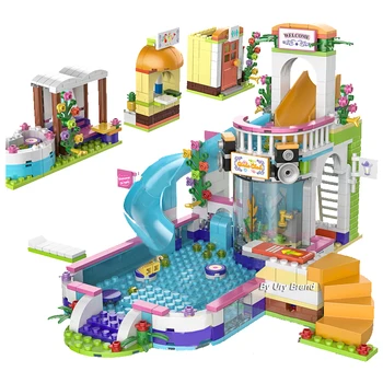 Friends Series Pool Party House Model Building Blocks Bricks Figures Toys For Children Girls Education DIY Gift
Friends Series Pool Party House Model Building Blocks Bricks Figures Toys For Children Girls Education DIY Gift