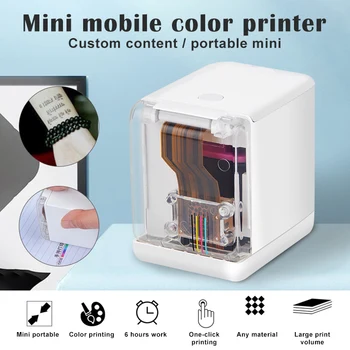 Mini Mobile Color Printer Handheld Intelligent Printing Machine for Home Office Supplies USB Connection
Mini Mobile Color Printer Handheld Intelligent Printing Machine for Home Office Supplies USB Connection