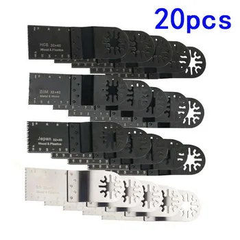 20pcs Oscillating Multi Tool Saw Cutter 32mm Wood Soft Metal Cutting Tools Woodworking HCS Saw Blades
20pcs Oscillating Multi Tool Saw Cutter 32mm Wood Soft Metal Cutting Tools Woodworking HCS Saw Blades