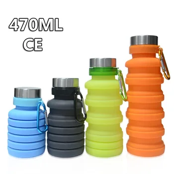 New 470ml Silicone Folding Water Bottle Food Grade Outdoor Sport Supplie Portable Water Bottle Convenient Travel Gift for Family
New 470ml Silicone Folding Water Bottle Food Grade Outdoor Sport Supplie Portable Water Bottle Convenient Travel Gift for Family