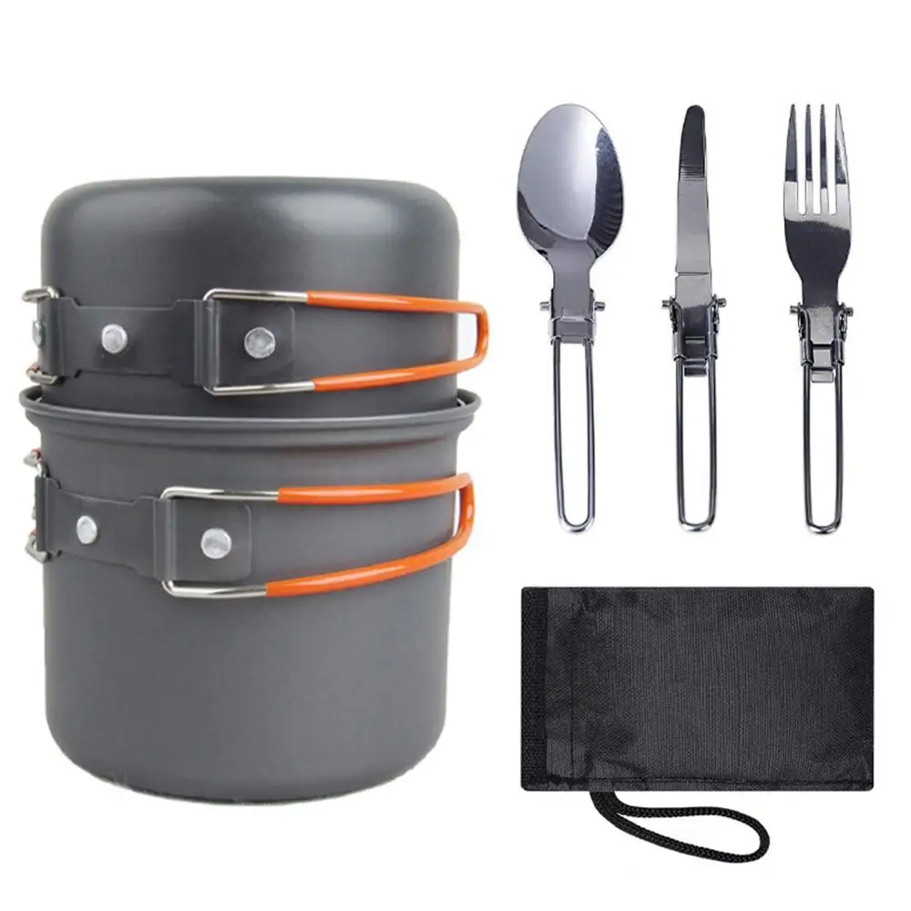 Outdoor Hiking Camping Cookware Set and Utensils Set Portable Tableware Mess Cooking pots set Kitchen Equipment 1-2 Person 티타늄
Outdoor Hiking Camping Cookware Set and Utensils Set Portable Tableware Mess Cooking pots set Kitchen Equipment 1-2 Person 티타늄