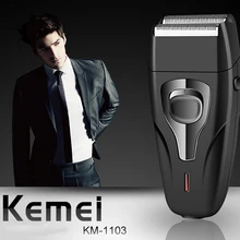 

Kemei KM-1103 Male Rechargeable Electric Shavers Reciprocating Face Razor Dual-Net Face Shaver Razor Face Care