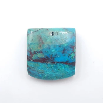 Semiprecious stone Jewelry,birthday present,Natural stone Chrysocolla Pendant,25x22x9mm,9.8g 
Semiprecious stone Jewelry,birthday present,Natural stone Chrysocolla Pendant,25x22x9mm,9.8g