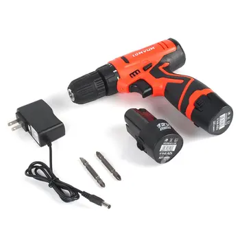 LOMVUM 12V Electric Drill Waterproof Rechargeable Multifunction Electric Screwdriver Mini Cordless Drill
LOMVUM 12V Electric Drill Waterproof Rechargeable Multifunction Electric Screwdriver Mini Cordless Drill