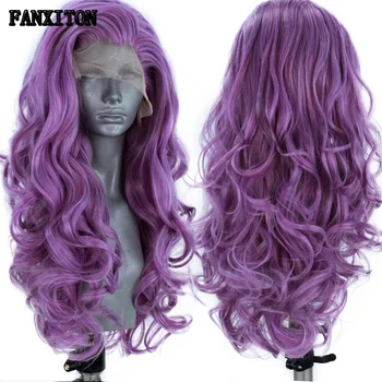 FANXITON Synthetic Lace Front Wig For Women Purple Body Wave Long Wig Glueless Hair Wigs With Natural Hairline Side Part
FANXITON Synthetic Lace Front Wig For Women Purple Body Wave Long Wig Glueless Hair Wigs With Natural Hairline Side Part