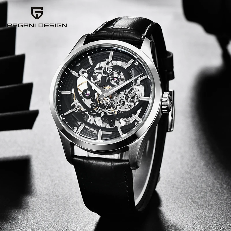 

Pagani Design Automatic Watch Men Mechanical Wristwatches Top Brand Luxury Fashion Sport Skeleton Men Watch Clocks Reloj Hombre