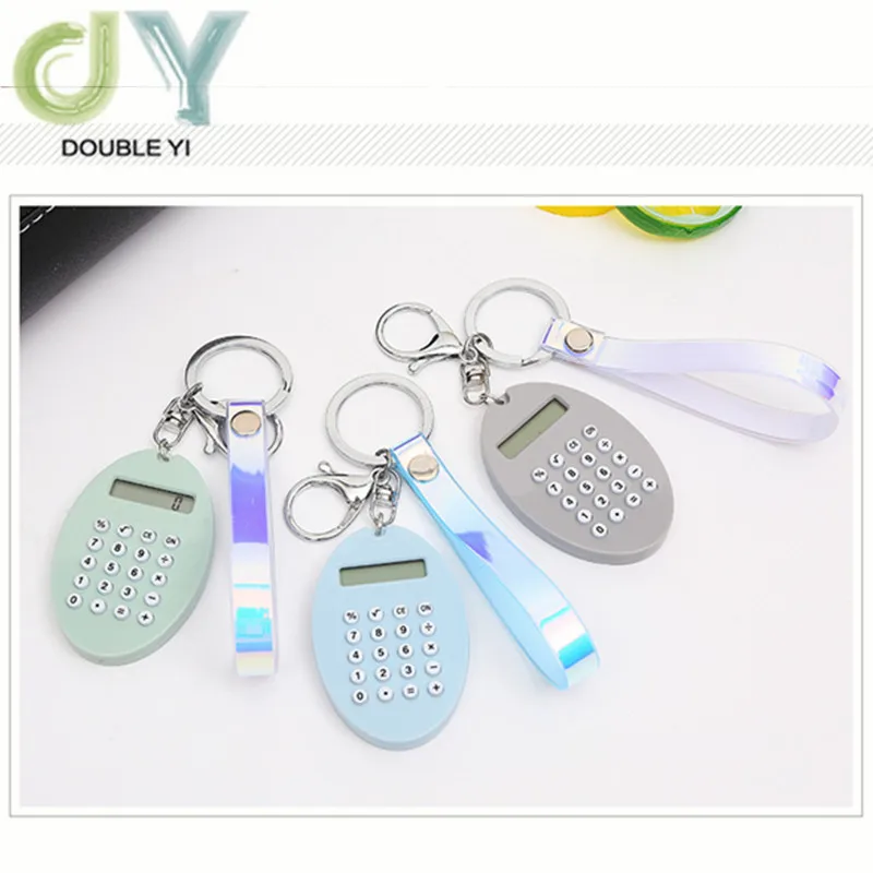 Cute creative mini calculator keychain pendant portable calculator students for men and women
Cute creative mini calculator keychain pendant portable calculator students for men and women