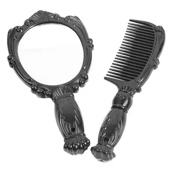 2Pcs Vintage Mirror And Comb Set Handheld Makeup Mirrors Cosmetic Mirrors 
2Pcs Vintage Mirror And Comb Set Handheld Makeup Mirrors Cosmetic Mirrors