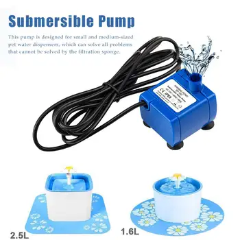 Micro Submersible Pump Automatic Cat Water Dispenser Dog Aquarium Fish Water Fountain Pet Drinking Accessories
Micro Submersible Pump Automatic Cat Water Dispenser Dog Aquarium Fish Water Fountain Pet Drinking Accessories