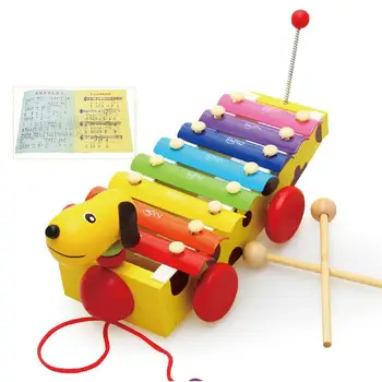 Wooden Hand Knocking Piano Children Toy Puppies Dragging Style Hand Knock Piano Cute Cartoon Dog Styling Kids Developmental Toys
Wooden Hand Knocking Piano Children Toy Puppies Dragging Style Hand Knock Piano Cute Cartoon Dog Styling Kids Developmental Toys