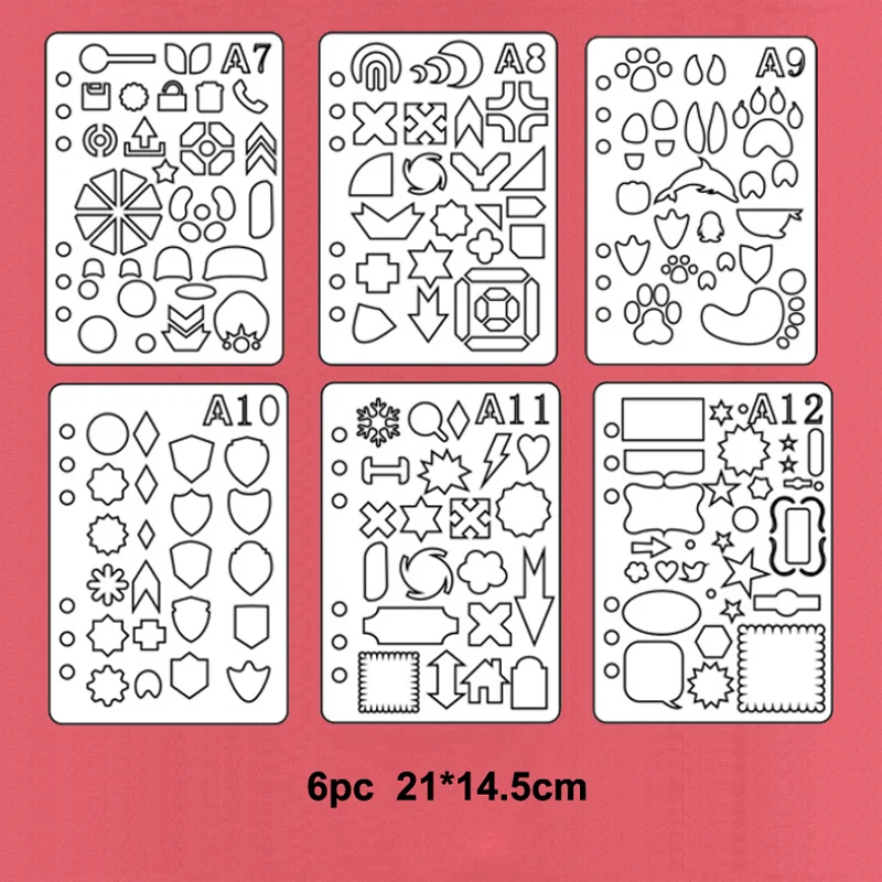 Hand Copy Newspaper DIY Stencils Wall Painting Scrapbook Coloring Embossing Album Decorative Paper Card Template Reusable A7-A12
Hand Copy Newspaper DIY Stencils Wall Painting Scrapbook Coloring Embossing Album Decorative Paper Card Template Reusable A7-A12
