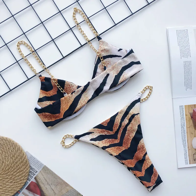 String 2020 chaîne Bikini Sexy plaine fendu maillot de bain boucle ardillon maillot de bain dame dos nu blanc brésilien Monokini maillot de bain String 2020 chaîne Bikini Sexy plaine fendu maillot de bain boucle ardillon maillot de bain dame dos nu blanc brésilien Monokini maillot de bain