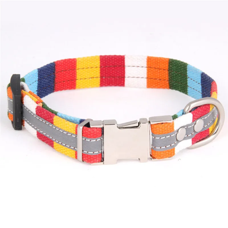 Colorful Reflective Dog Collar Canvas Adjustable Dog Necklace for Pet Martingale Collar Leash Harness Set Pet Product Stuff Pug
Colorful Reflective Dog Collar Canvas Adjustable Dog Necklace for Pet Martingale Collar Leash Harness Set Pet Product Stuff Pug