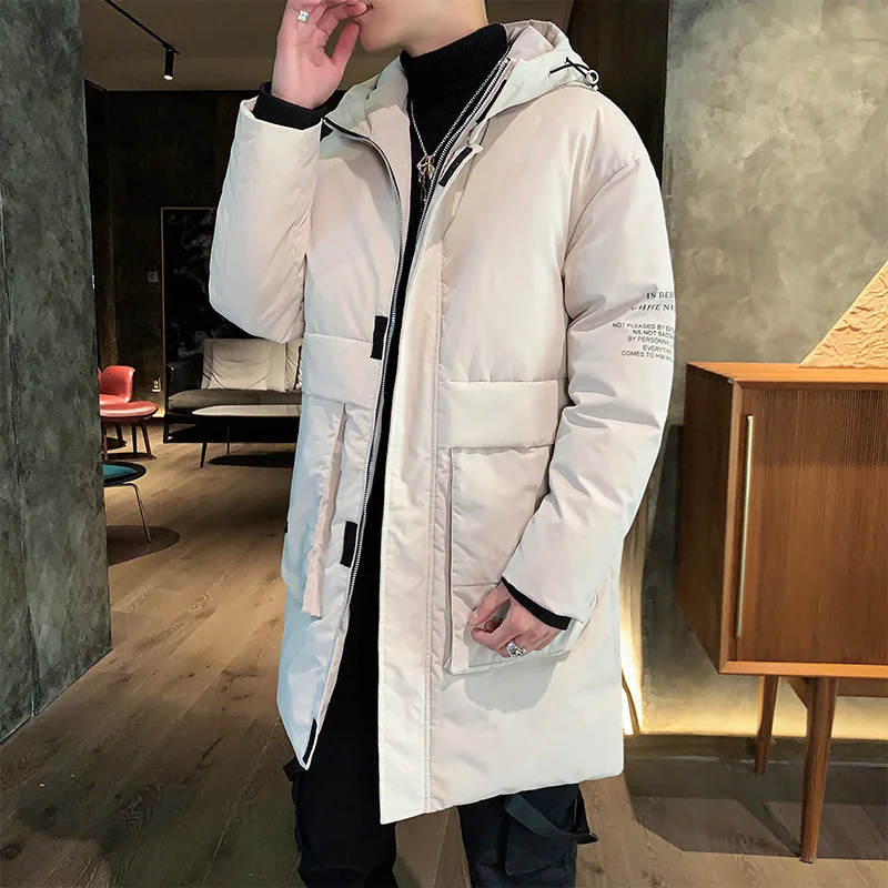 BOY'S Korean-style Autumn And Winter Down Jacket Long-Style High Collar Warm Cardigan Zipper Hooded Solid Color Printed Men'S We
BOY'S Korean-style Autumn And Winter Down Jacket Long-Style High Collar Warm Cardigan Zipper Hooded Solid Color Printed Men'S We
