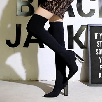 2019 Fashion Boots Pointy Toe Over-the-Knee Heel Thigh High Pointed Toe Woman Boot
2019 Fashion Boots Pointy Toe Over-the-Knee Heel Thigh High Pointed Toe Woman Boot