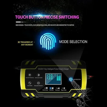 12/24V LCD Battery Charger Automatic AGM Pulse Repair For Car ATV Motorcycles
12/24V LCD Battery Charger Automatic AGM Pulse Repair For Car ATV Motorcycles