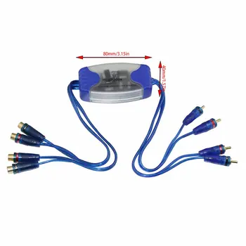 4-Channel Rca Audio Noise Filter Suppressor Ground Loop Isolator Car Stereo 50W Noise Filter Isolator 
4-Channel Rca Audio Noise Filter Suppressor Ground Loop Isolator Car Stereo 50W Noise Filter Isolator