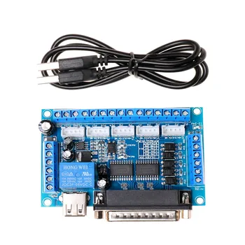 10 pcs Upgraded 5 Axis CNC Interface Adapter Breakout Board For Stepper Motor Driver Mach3 + USB Cable
10 pcs Upgraded 5 Axis CNC Interface Adapter Breakout Board For Stepper Motor Driver Mach3 + USB Cable
