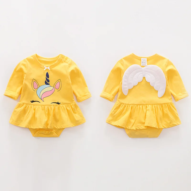 Spring And Autumn New Style Baby Girls Triangular Onesie 2019 Little Angel Newborns One-piece Romper Princess Crawling Clothes
Spring And Autumn New Style Baby Girls Triangular Onesie 2019 Little Angel Newborns One-piece Romper Princess Crawling Clothes