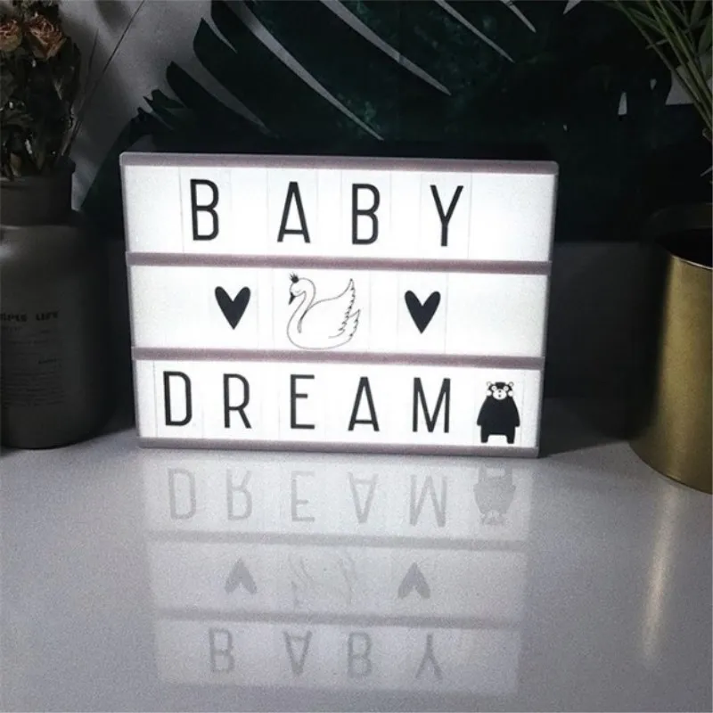 Led English letter light box a4 diy puzzle ins pop-up decorative proposal table white props wholesale
Led English letter light box a4 diy puzzle ins pop-up decorative proposal table white props wholesale