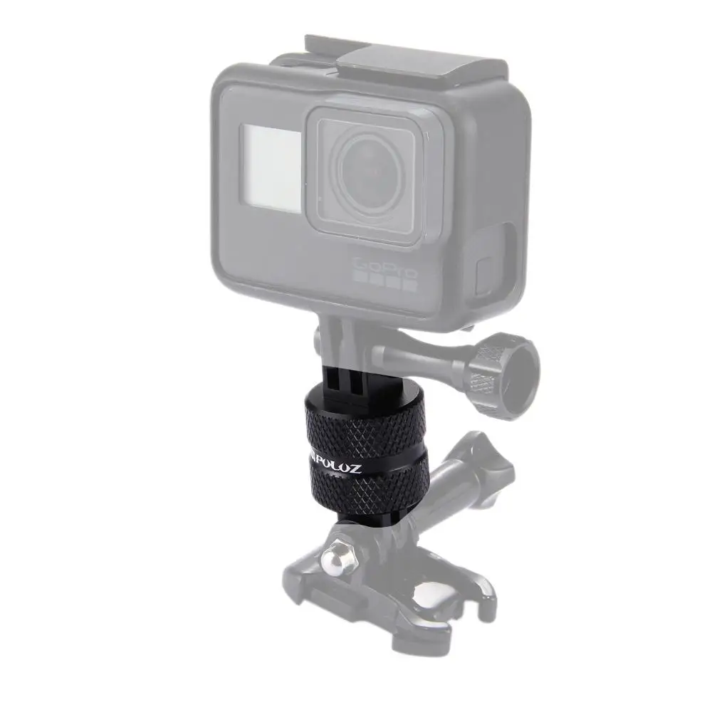 

PULUZ 360 Degree Rotation CNC Swivel Pivot Extension Arm Tripod Mount for GoPro NEW HERO HERO 7 6 DJI OSMO Action, Xiaoyi etc.