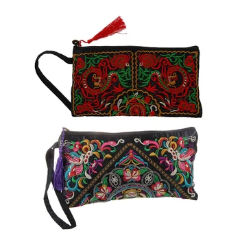 2 Pcs New Women Wallet Embroider Purse Clutch Mobile Phone Bag Coin Bag-Butterfly Flower & Double Dragons
2 Pcs New Women Wallet Embroider Purse Clutch Mobile Phone Bag Coin Bag-Butterfly Flower & Double Dragons