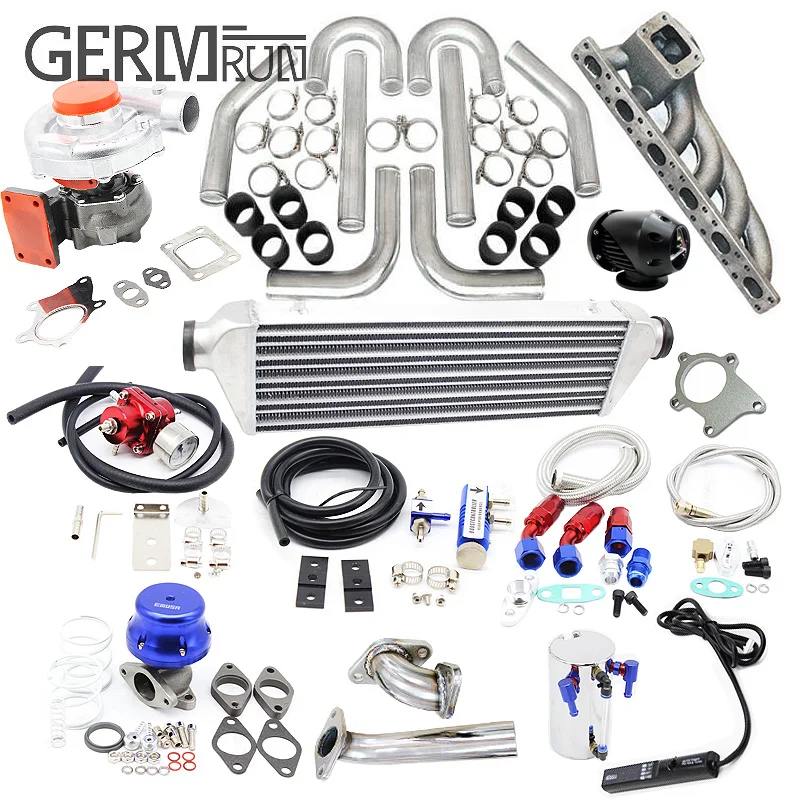 Turbo Kits for BM*W 323I 325I 328I E36 E46 V6 M50B25 M52B25 B54 B56 S50 T04E T3 GT3582 Turbo Kit
Turbo Kits for BM*W 323I 325I 328I E36 E46 V6 M50B25 M52B25 B54 B56 S50 T04E T3 GT3582 Turbo Kit